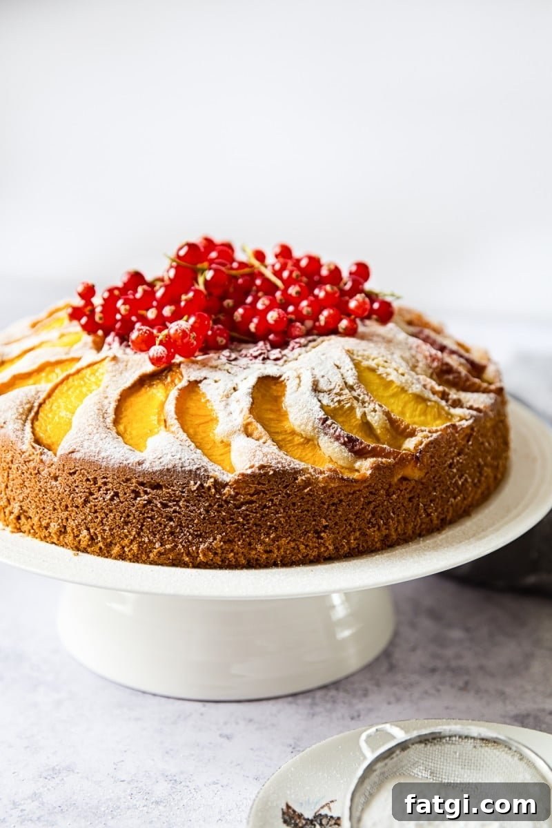 cake on a stand