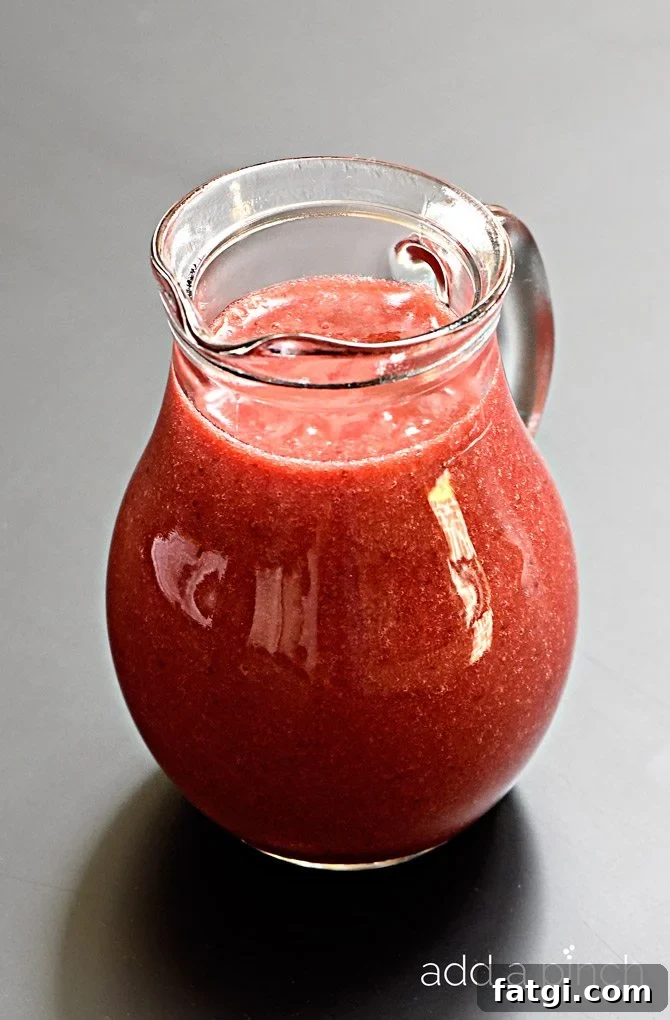Homemade Strawberry Syrup Recipe for Pancakes and Drinks 5 Simple strawberry syrup made from fresh berries