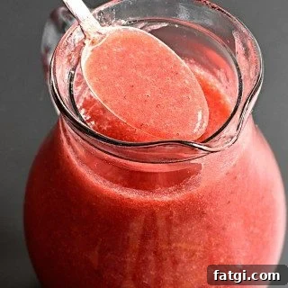Simple homemade strawberry syrup recipe