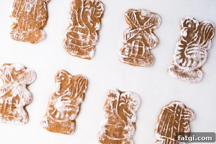 Unbaked gluten free and keto speculoos cookies