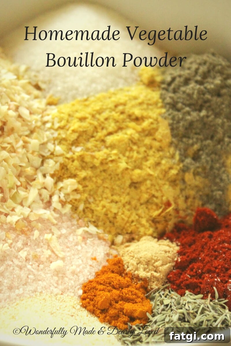 Homemade Vegetable Bouillon Powder (THM FP)