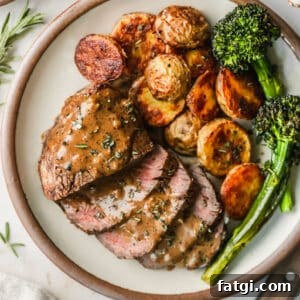 Reverse-Seared Filet Mignon with Creamy Peppercorn Sauce 9 img 53969 8