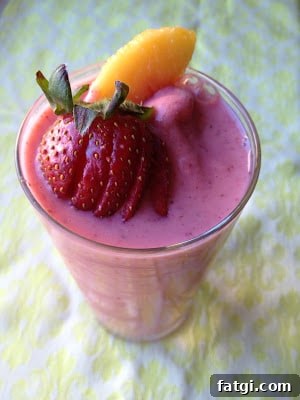 healthy-strawberry-peach-smoothie