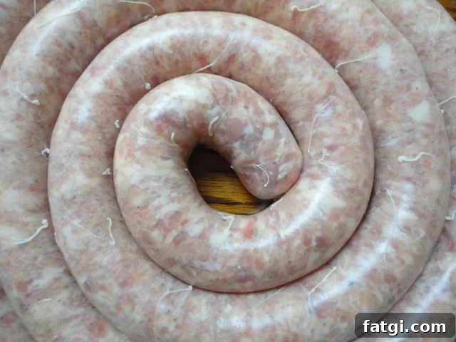 Homemade Sausage Coil