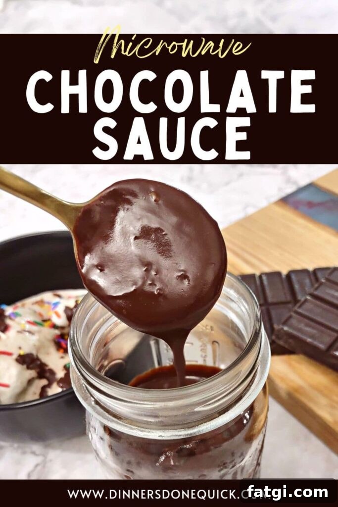 Microwave Chocolate Sauce: Homemade in Minutes 10 easy homemade microwave chocolate sauce dinners done quick pinterest