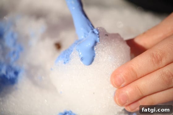 painting snow balls