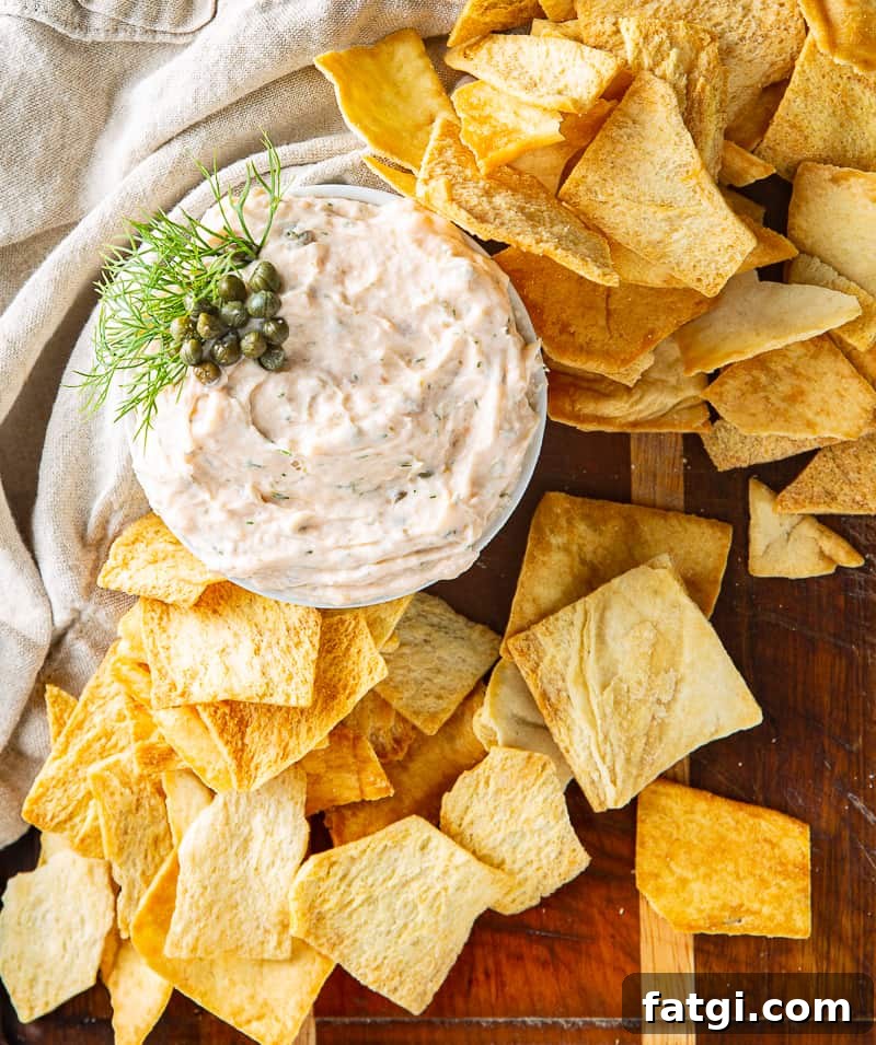 smoke salmon cream cheese dip