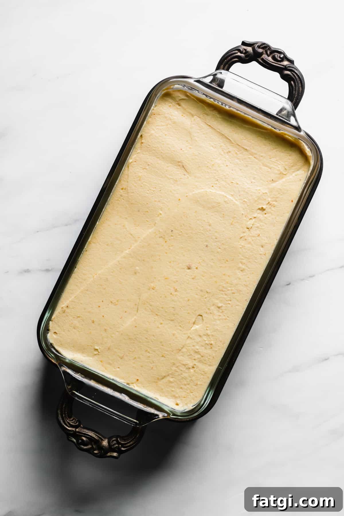 Pumpkin Chai Tiramisu Recipe 8 Smooth layer of pumpkin mascarpone.