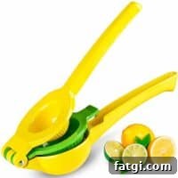 Top Rated Zulay Premium Quality Metal Lemon Lime Squeezer - Manual Citrus Press Juicer