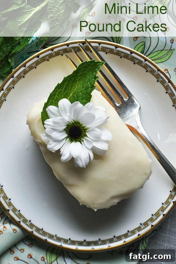 Mini Lime Pound Cakes