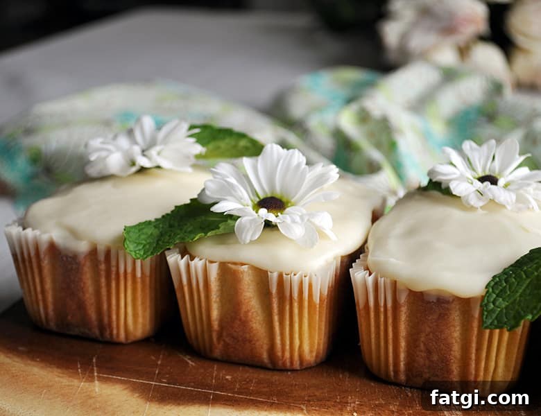 Mini lime pound cakes.
