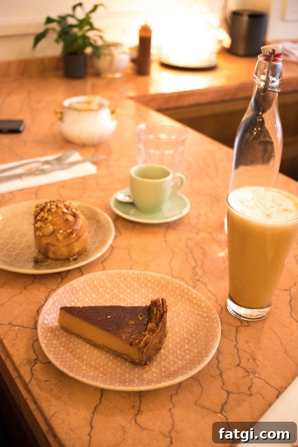 Caramel flan at Karamel Paris