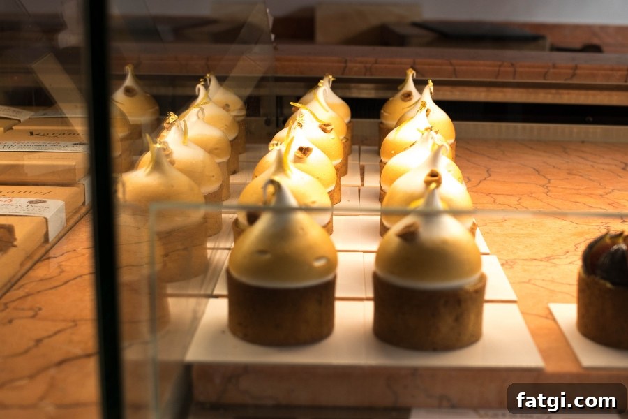 Meringue tarts at Karamel Paris
