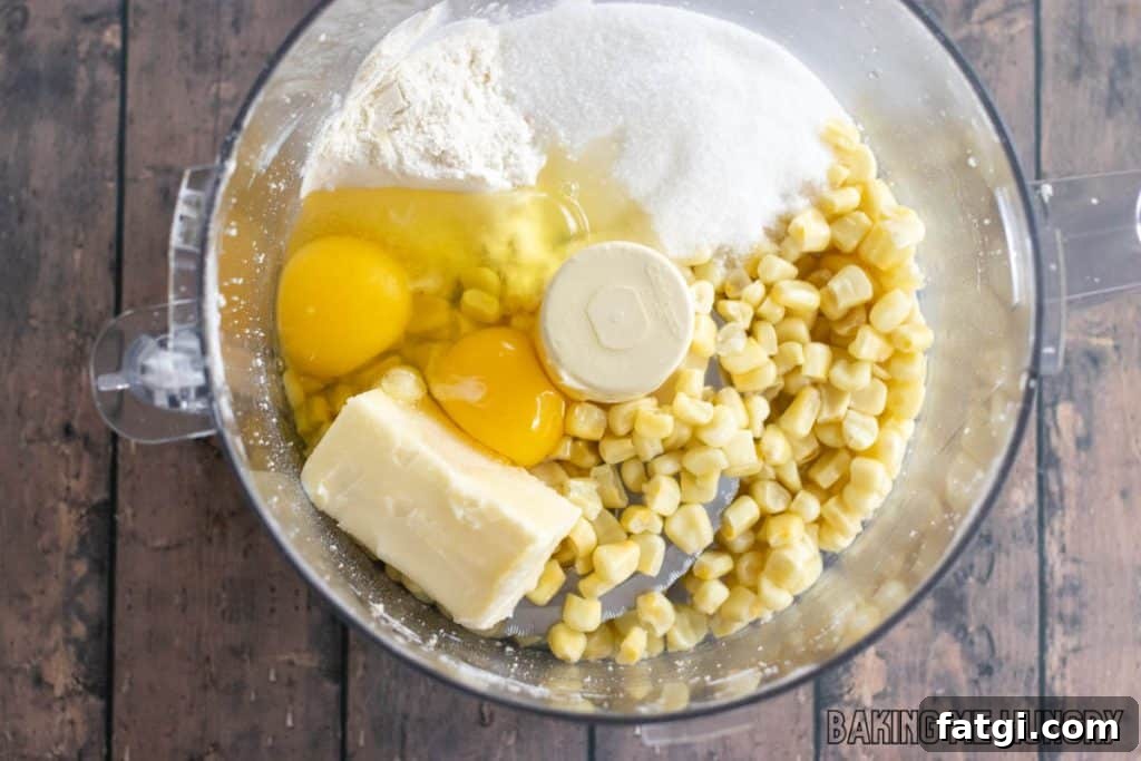 ingredients in food processor
