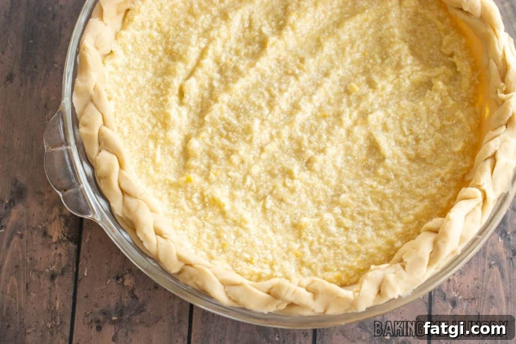 filling added to the crust