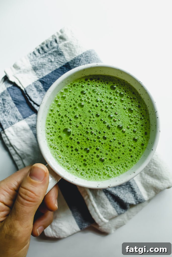 CBD Matcha Latte