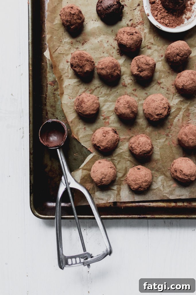 Dark Chocolate CBD Almond Butter Truffles Paleo Vegan Dairy-Free