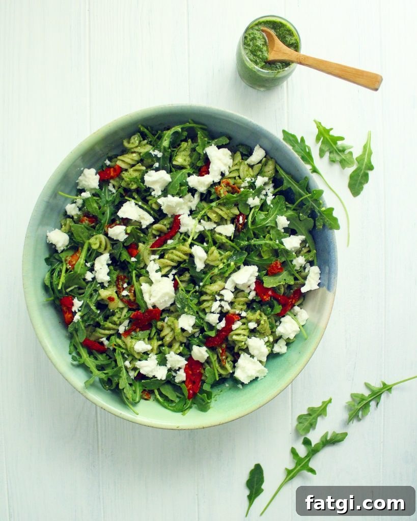 Gluten Free Pesto Pasta Salad