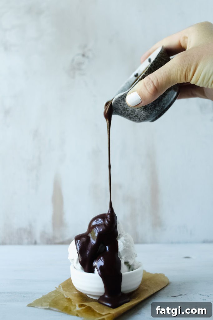 4-Ingredient Chocolate Sauce Paleo Vegan Refined Sugar Free