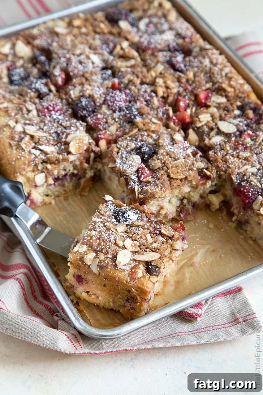 Overnight Berry Coffee Cake