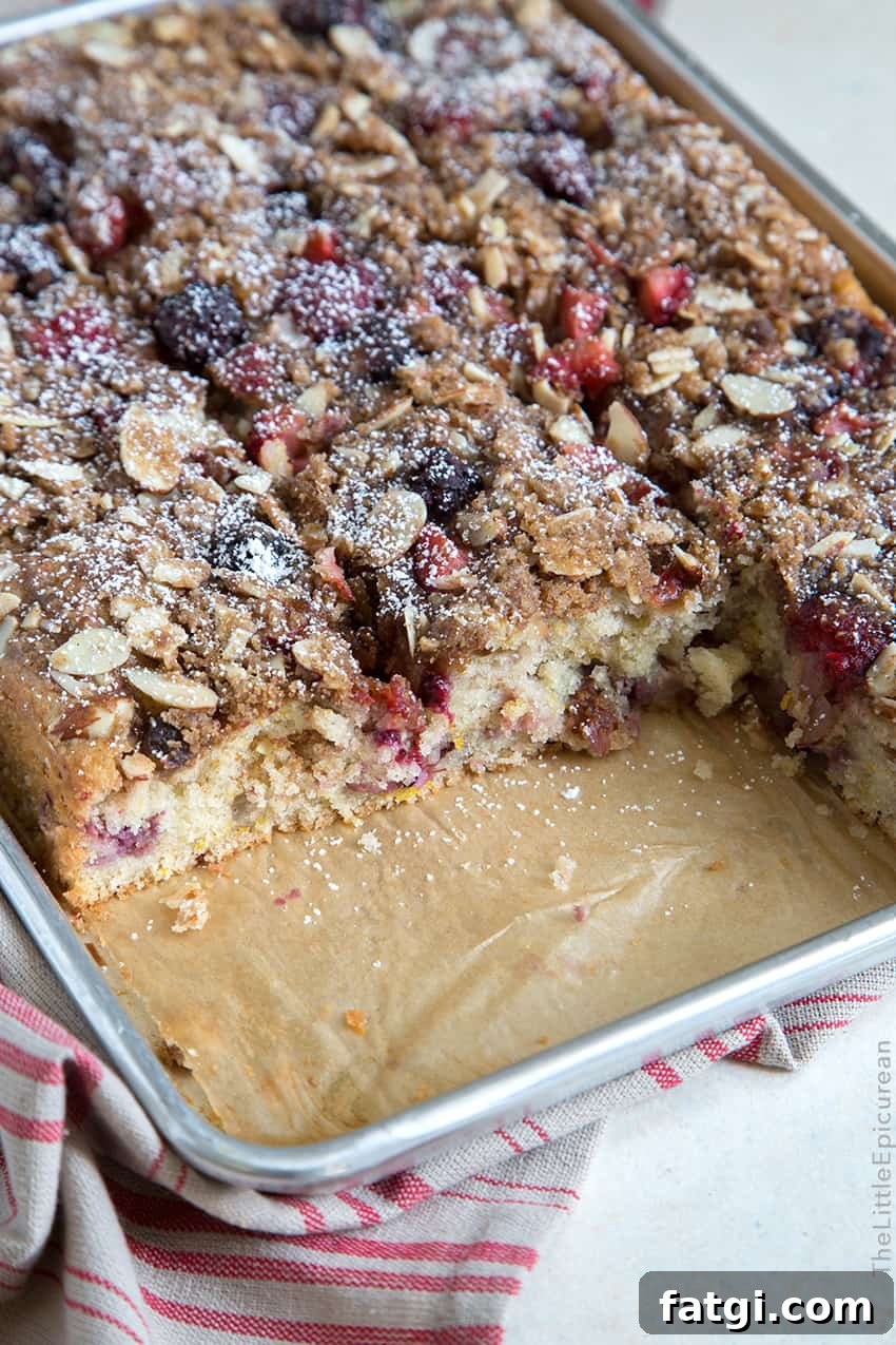 Overnight Berry Coffee Cake