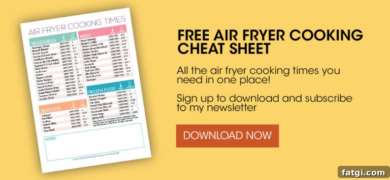 Air Fryer Peeps Crescent Rolls 8 air fryer cheat sheet printable
