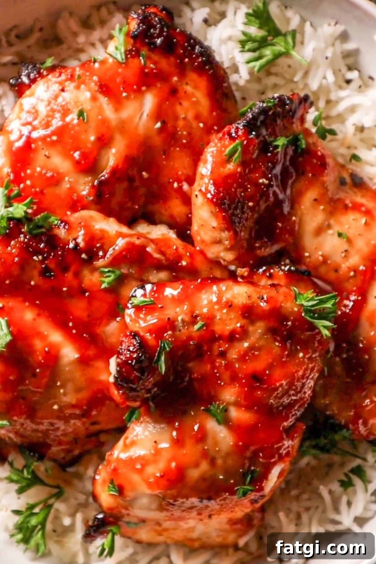 Air Fryer BBQ Chicken Thighs 2 Easy BBQ Air Fryer Chicken Thighs