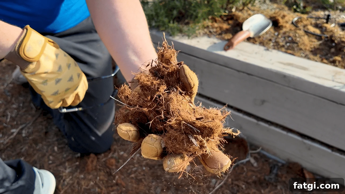 Natural Weed Control Guide for Gardens and Lawns 4 Thick organic mulch used for natural weed control in a garden bed