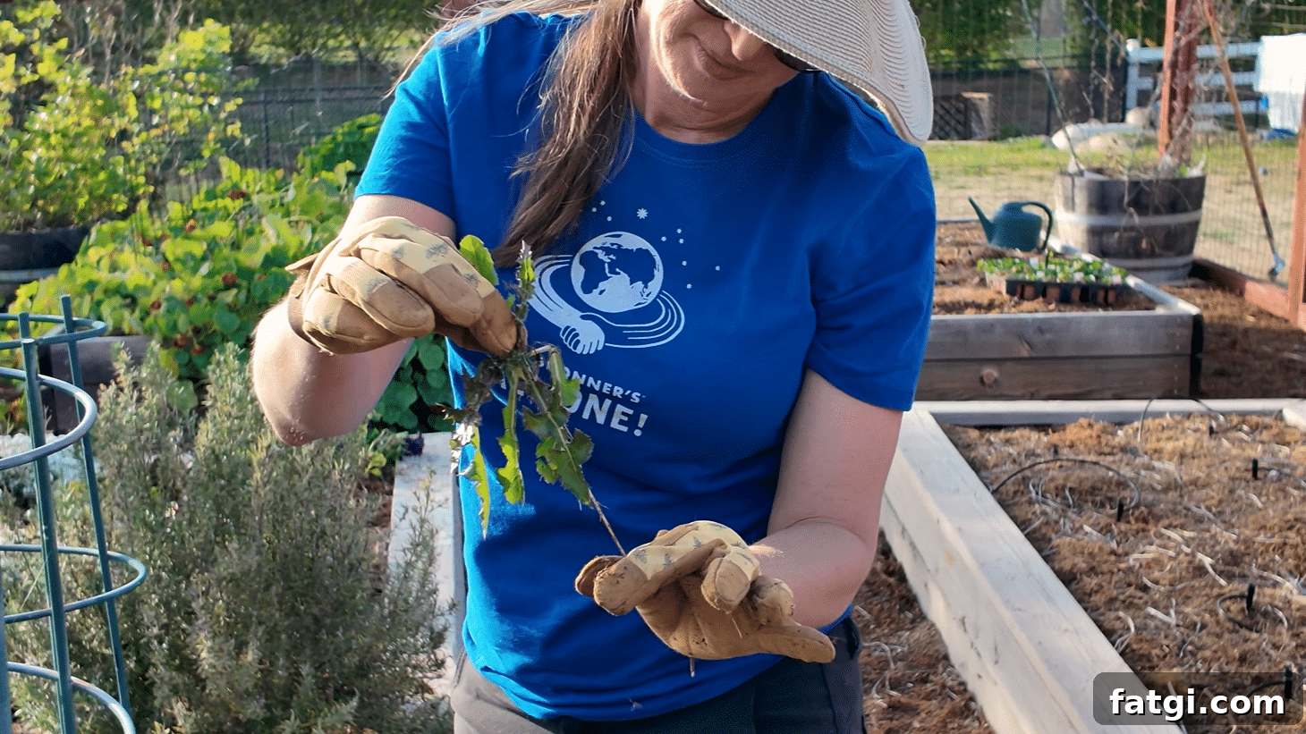 Natural Weed Control Guide for Gardens and Lawns 5 Hand pulling weeds from soil as a natural weed control method