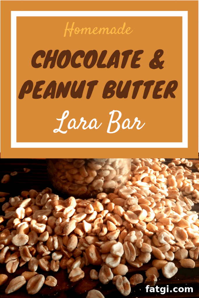 homemade lara bars, homemade chocolate and peanut butter lara bars