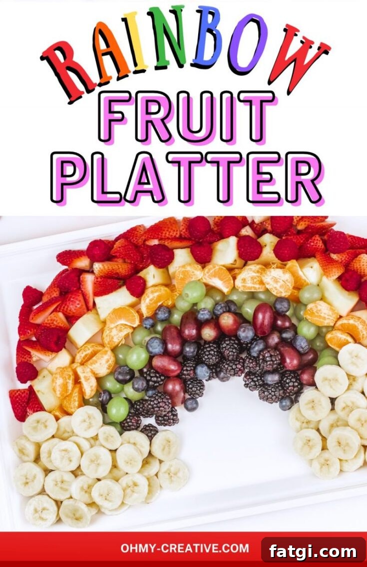 Rainbow Fruit Platter