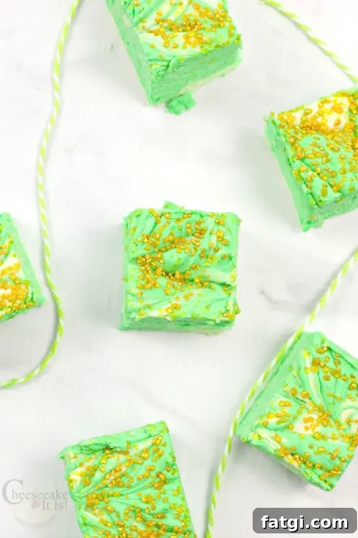 Mint Chocolate Cheesecake Fudge