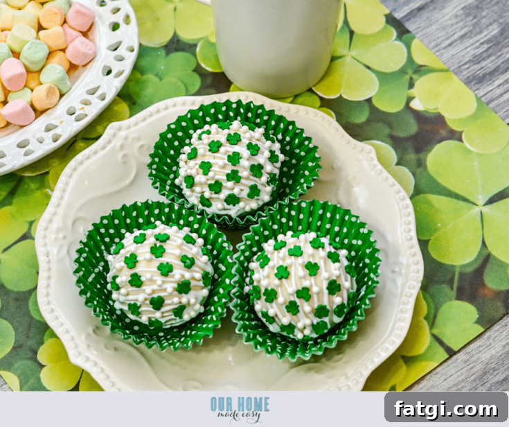 St. Patrick’s Day Hot Cocoa Bombs