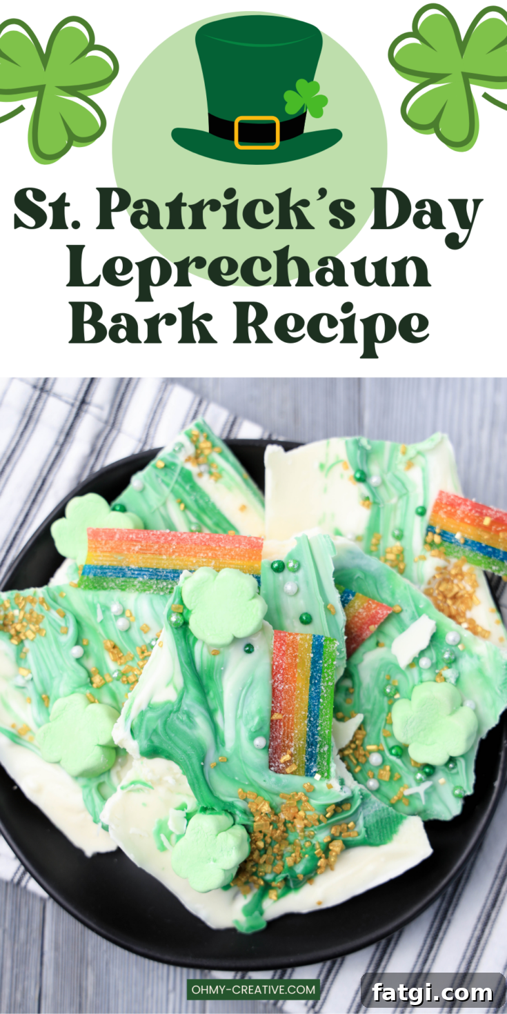 St. Patrick’s Day Leprechaun Bark photo