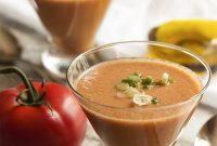 Silky Tomato and Cucumber Gazpacho Recipe