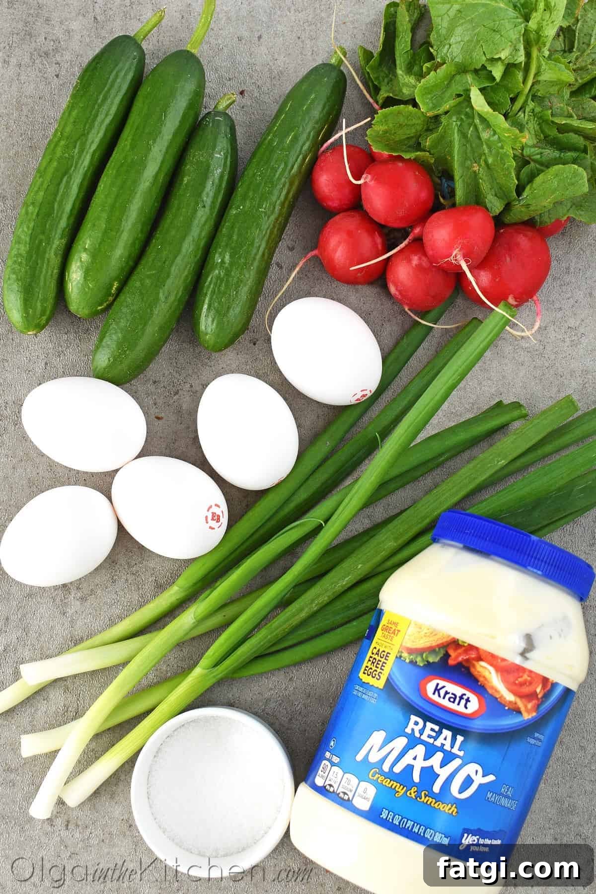 cucumber radish salad ingredients